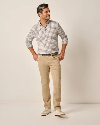 Carmel Sateen 5 Pocket Pants - Khaki