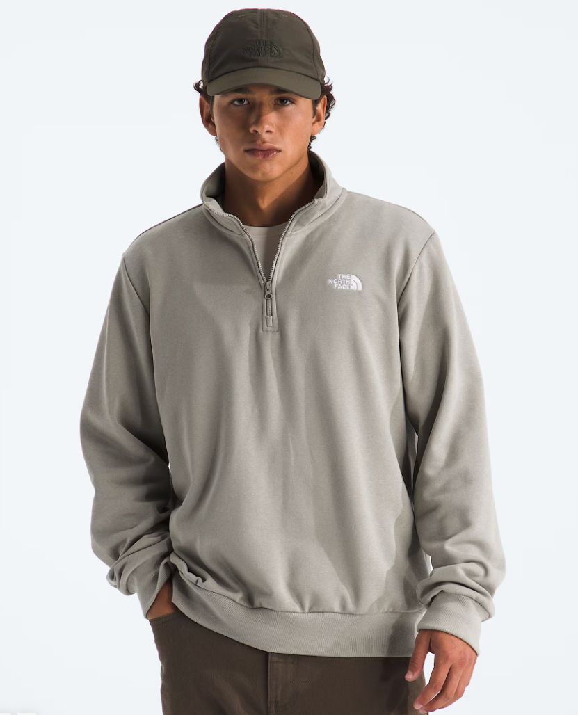 Men's Evolution Simple Dome 1/4 Zip - Stone Slab
