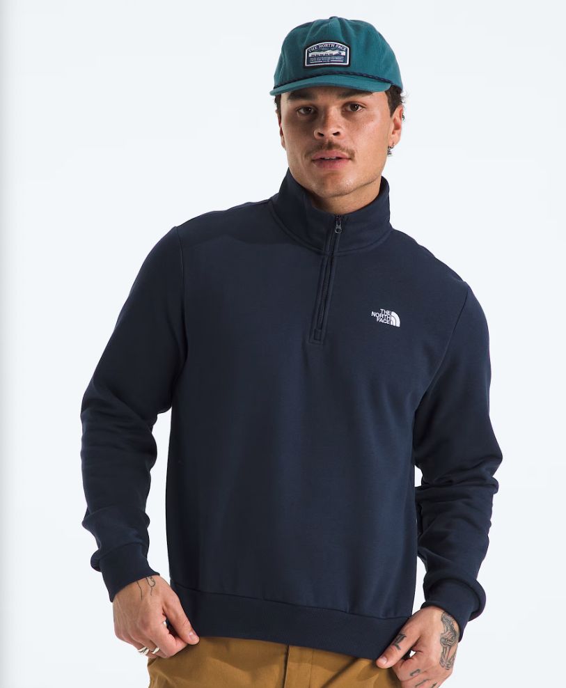 Men's Evolution Simple Dome 1/4 Zip Pullover - Summit Navy