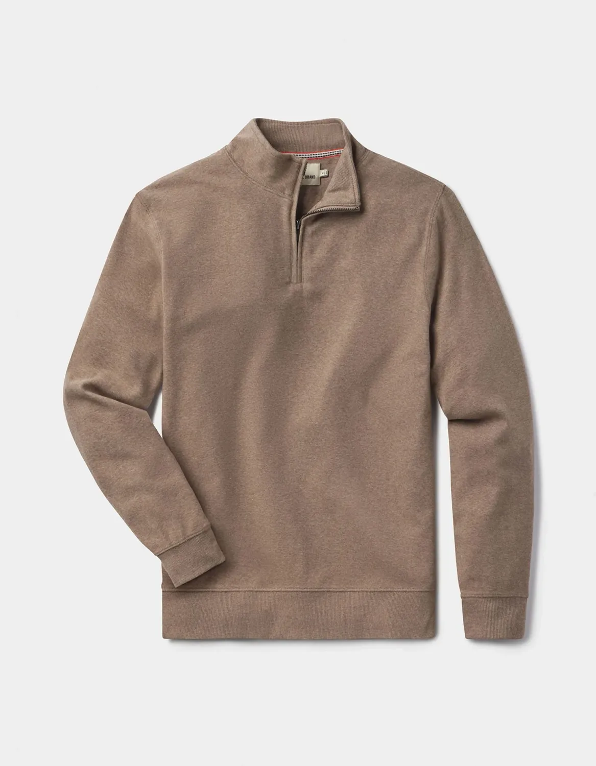Puremeso Weekend Quarter Zip Pullover - Taupe