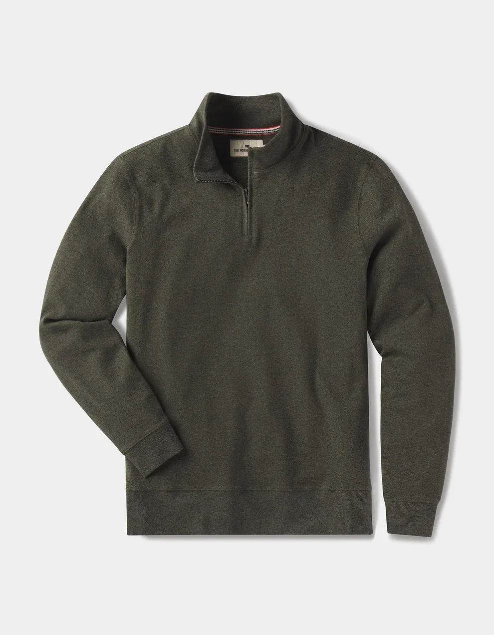 Puremeso Weekend Quarter Zip Pullover -  Olive
