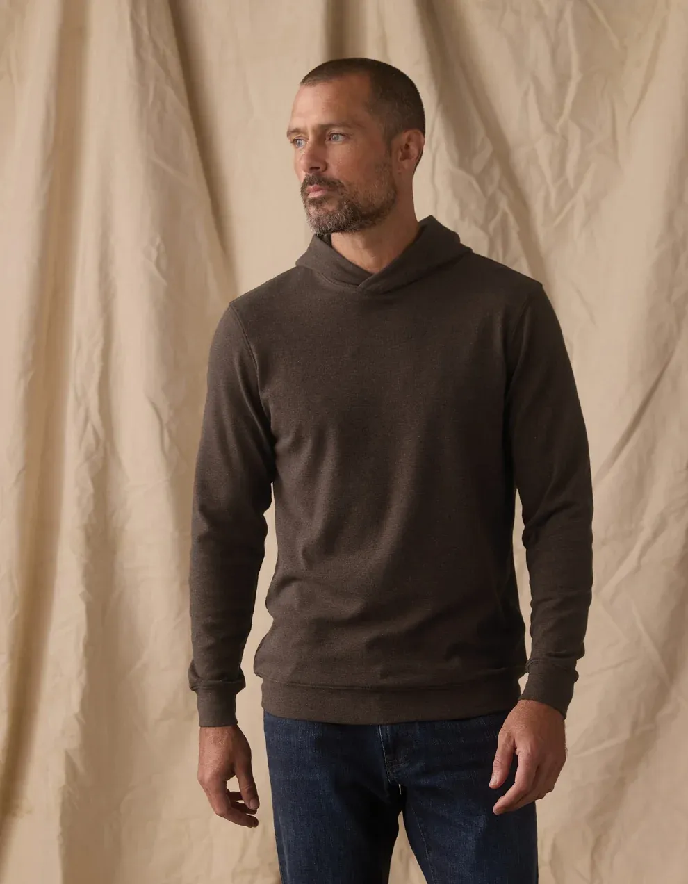 Puremeso Essential Hoodie - Ash Brown
