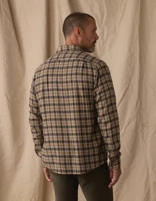 Hudson Double Brushed Flannel - Toasted Chestnut
