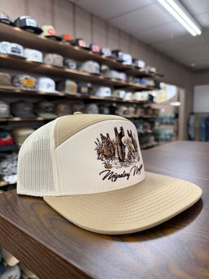 Feeding Time 7 Panel Hat - Tan