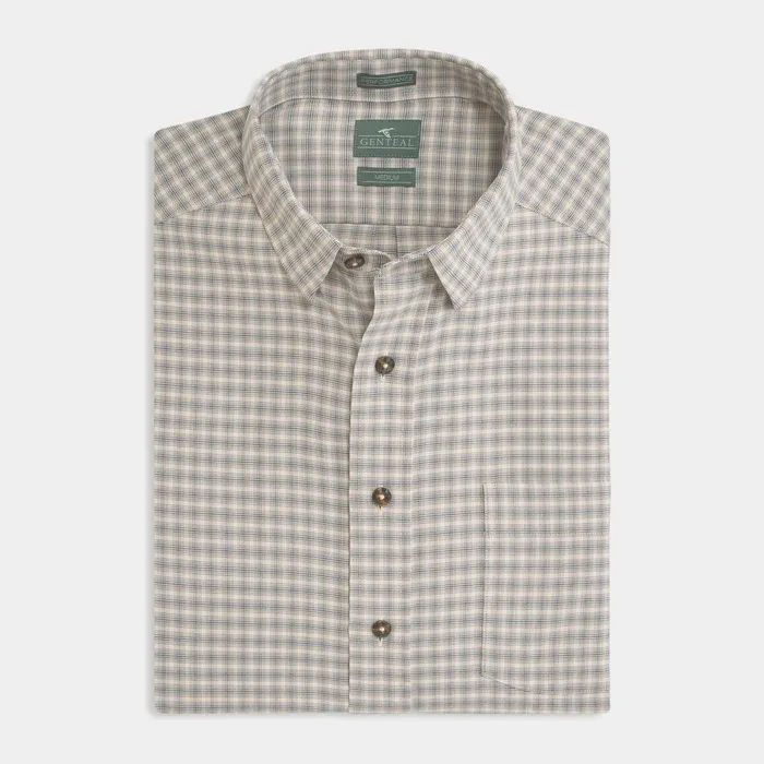 Men's Miller Softouch Long Sleeve Performance Sport Button Down - Alder