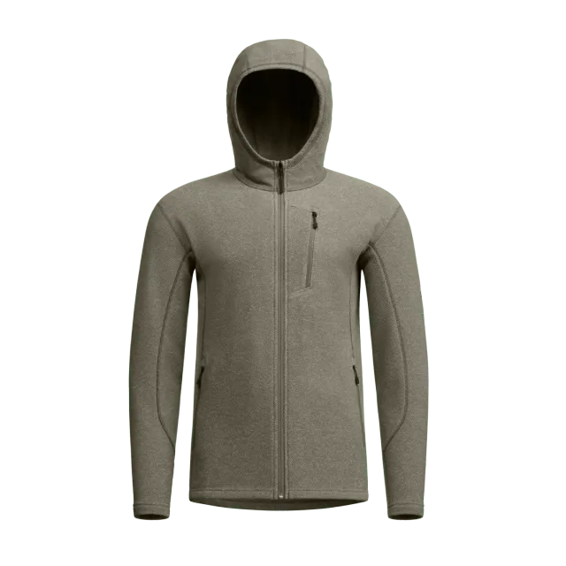Snowcrest Full-Zip Hooded Fleece Jacket - Oak Heather