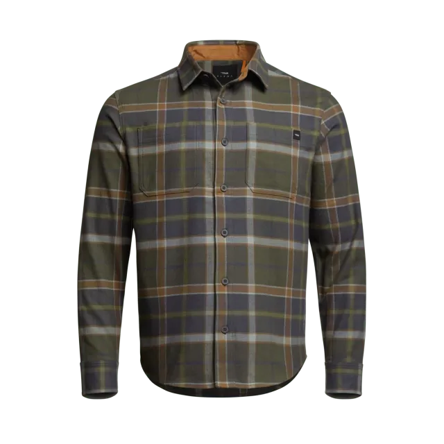 Ashland Lightweight Flannel Shirt - Coyote Cypress Plaid