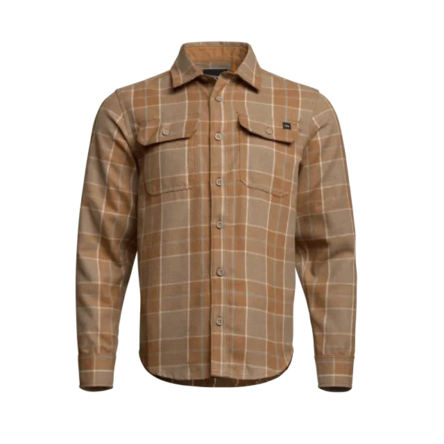 Hardwood Heavyweight Flannel Shirt - Sequoia Brown Plaid