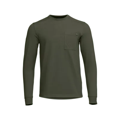 Foothills Long Sleeve Crew - Cypress Green