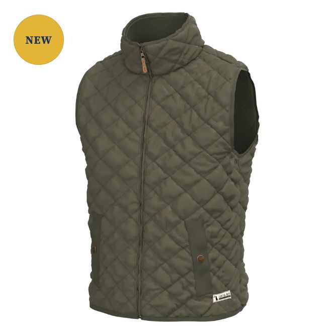 Youth Diamond Quilted Vest - Cedar