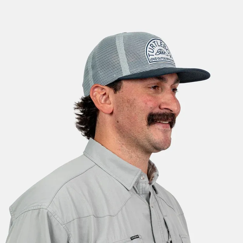 All Mesh Blue Hat