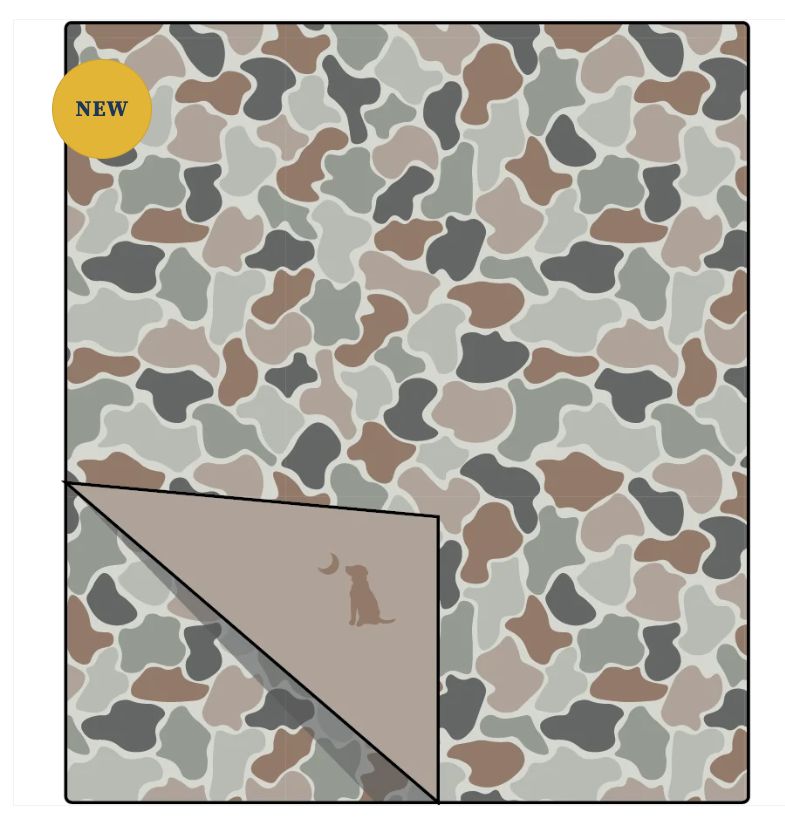 Baby Blanket - Forest Camo Flora