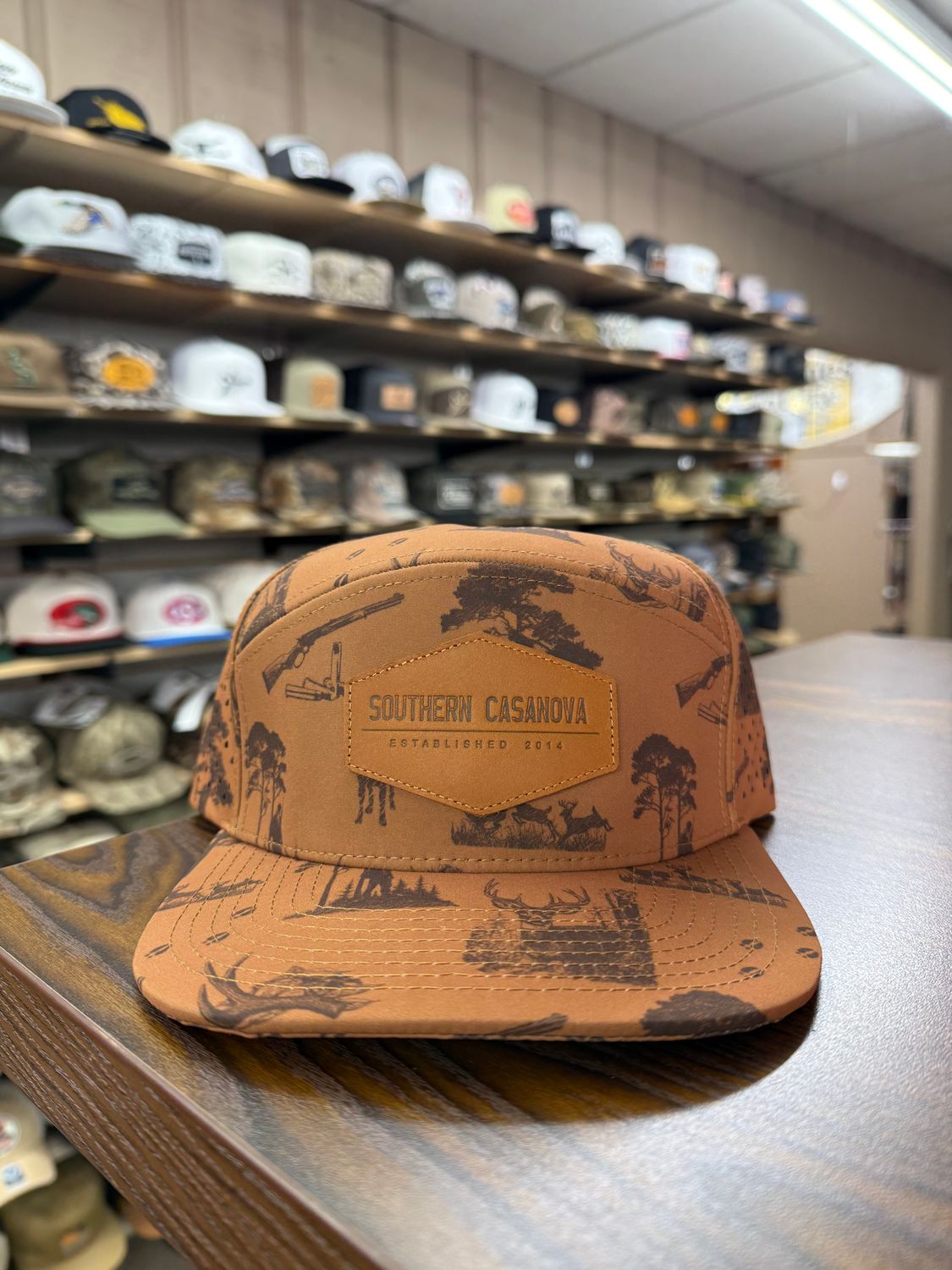 Deer Hunt Print Hat