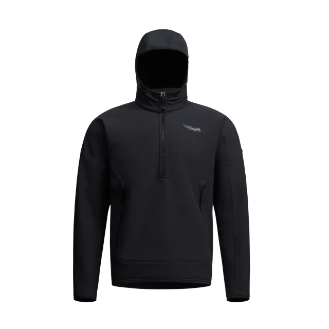 Alpha Fleece Hoodie - Sitka Black