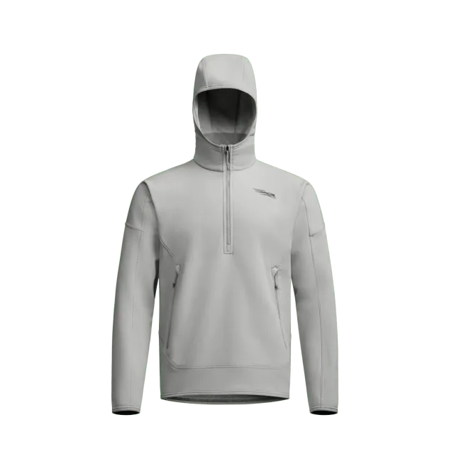 Alpha Fleece Hoodie - Granite