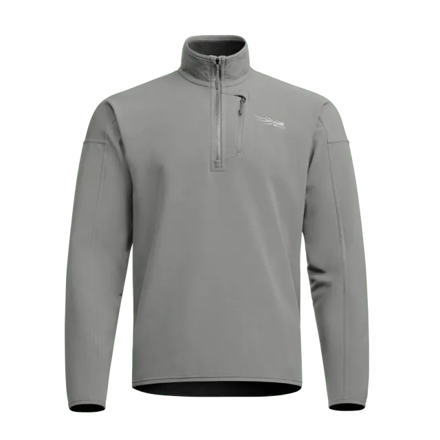 Alpha Fleece 1/4 Zip Pullover - Granite