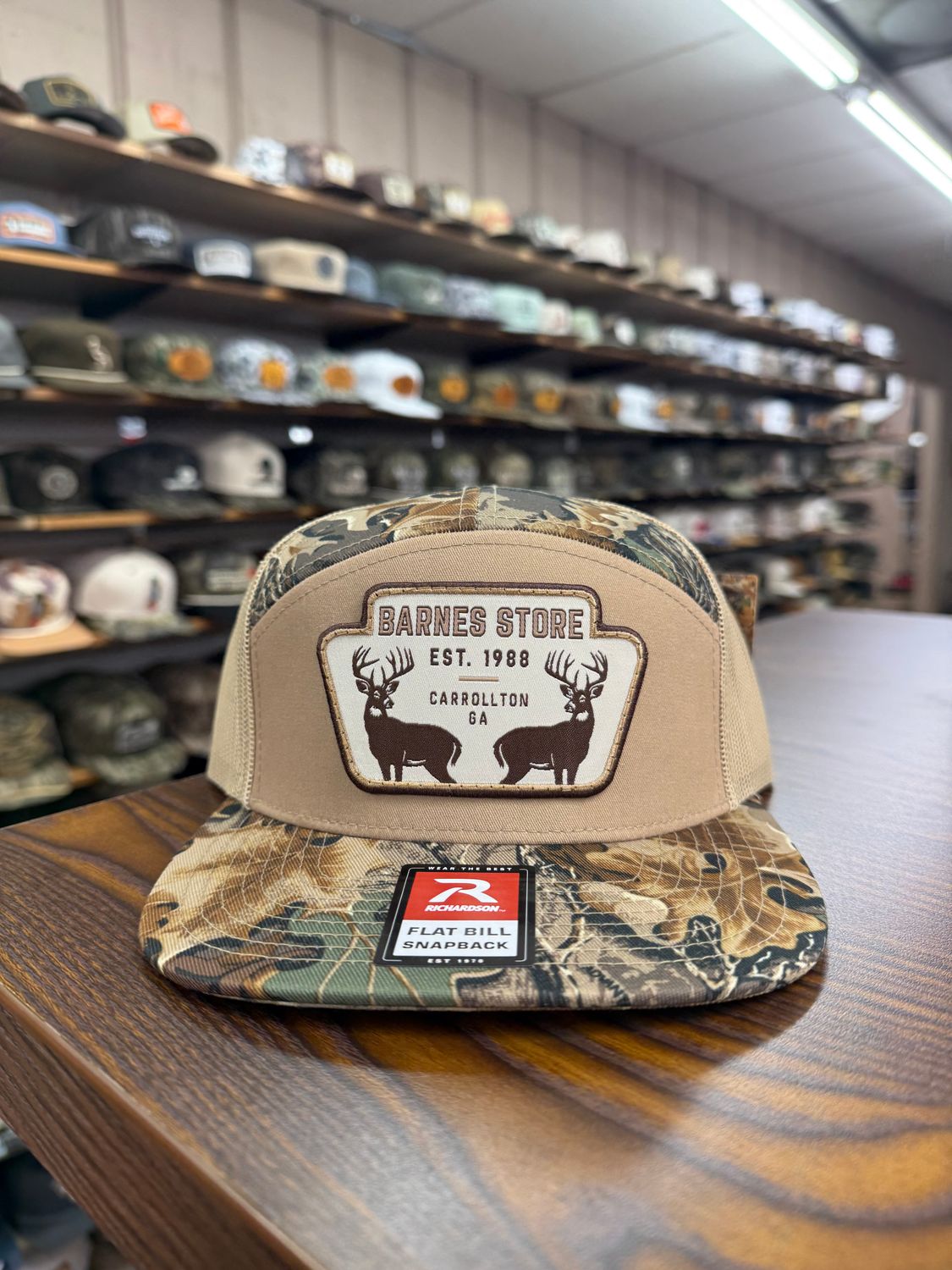 Trophy Bucks 7 Panel Hat - Realtree Advantage