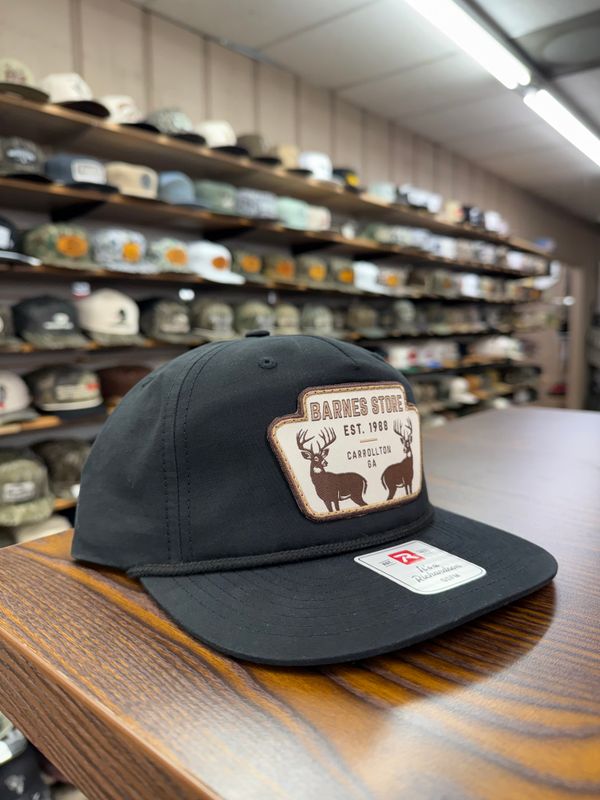 Trophy Bucks Rope Hat - Black/Black