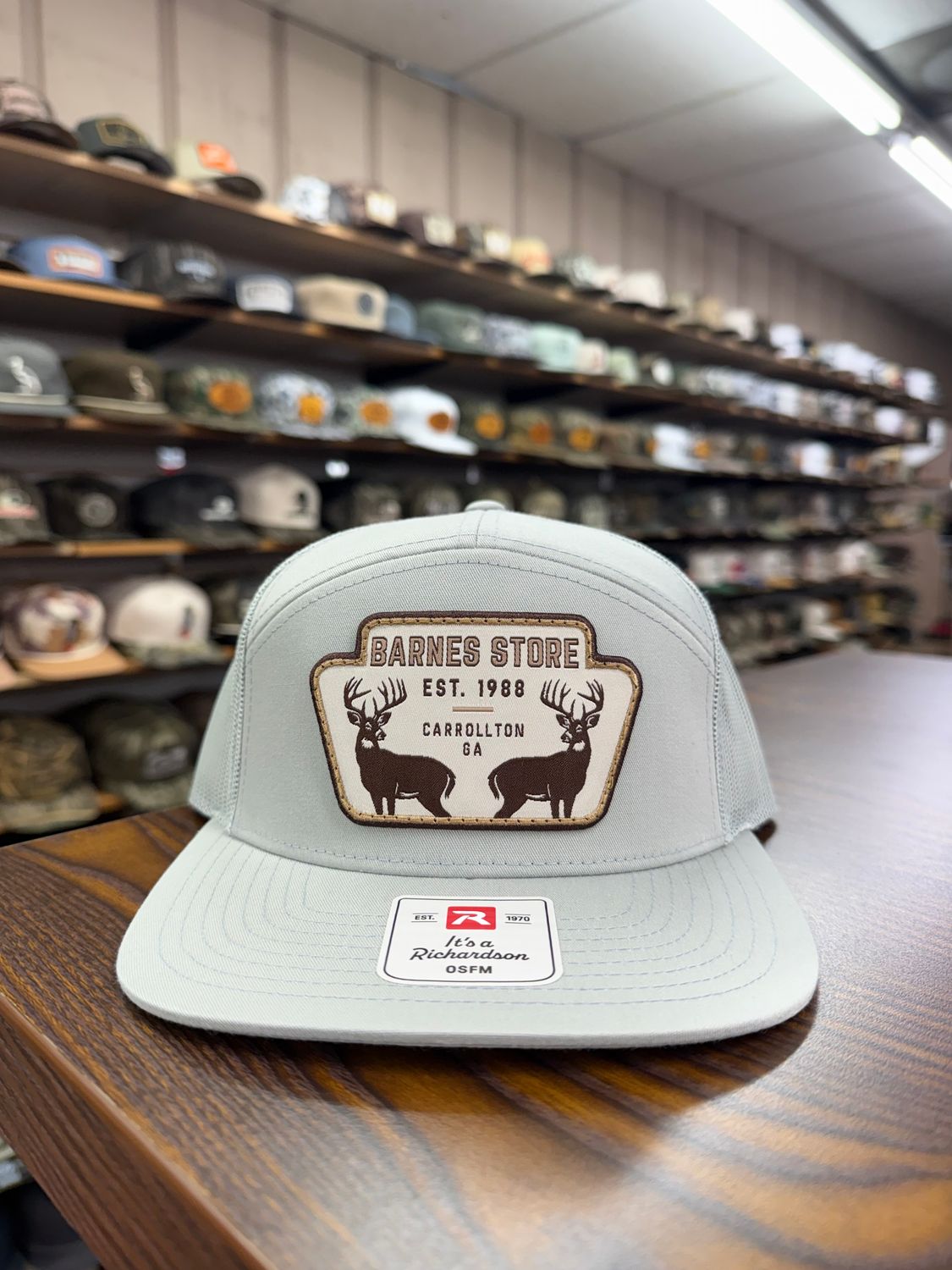 Trophy Bucks 7 Panel Hat - Quarry
