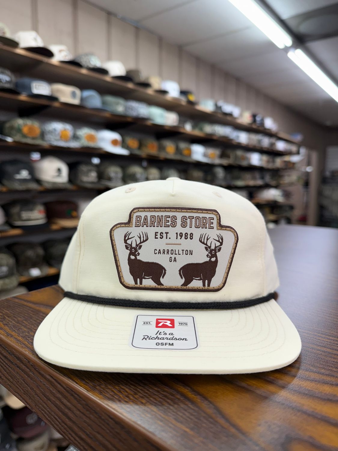 Trophy Bucks Rope Hat - Birch/Black