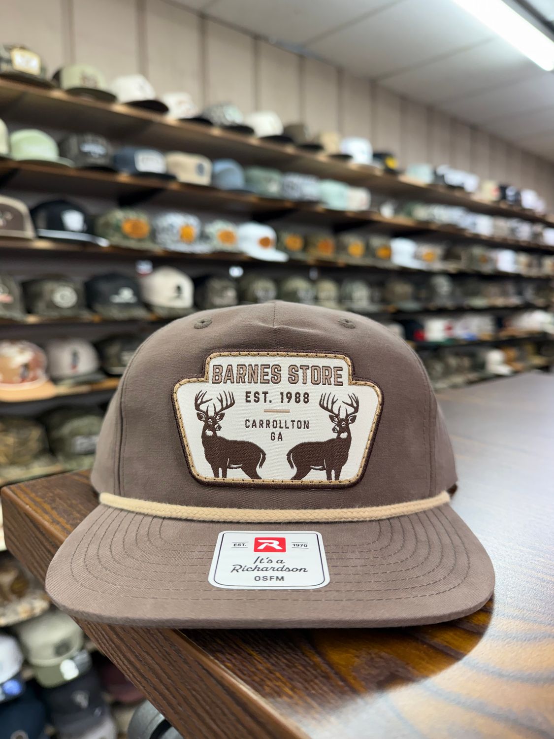 Trophy Bucks Rope Hat - Dark Mocha/Khaki