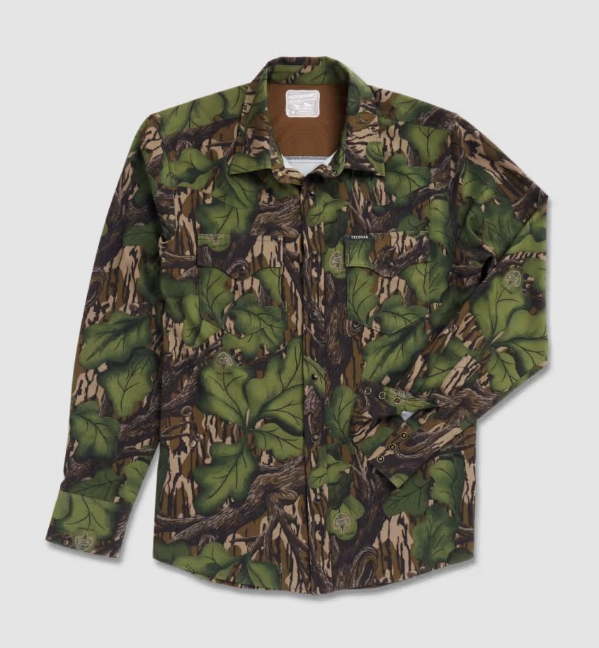 Men's Tecovas x Mossy Oak Performance Western Long Sleeve - Full Foliage