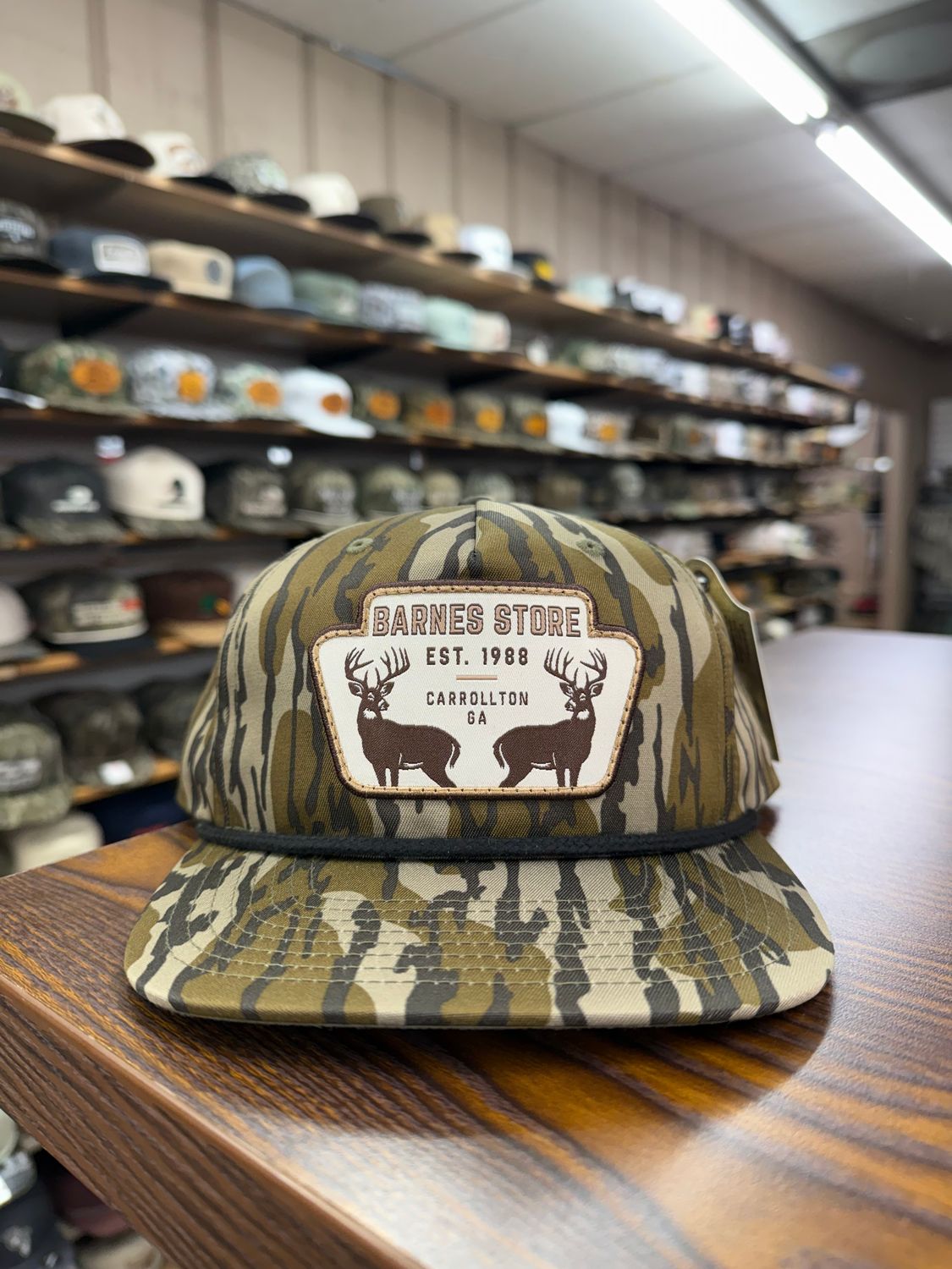 Trophy Bucks Rope Hat - Mossy Oak Bottomland