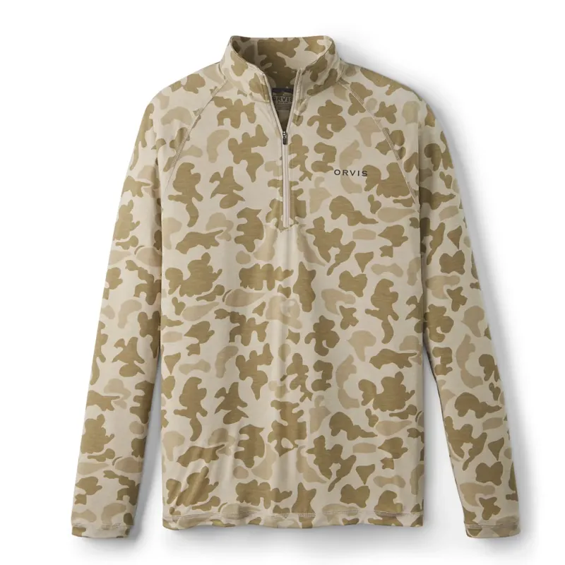 Men's Dricast 1/4 Zip Pullover - Dove Camo