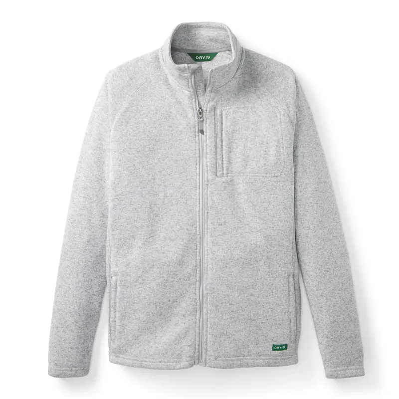 Men's R65 Sweater Fleece Jacket - Light Grey Heather