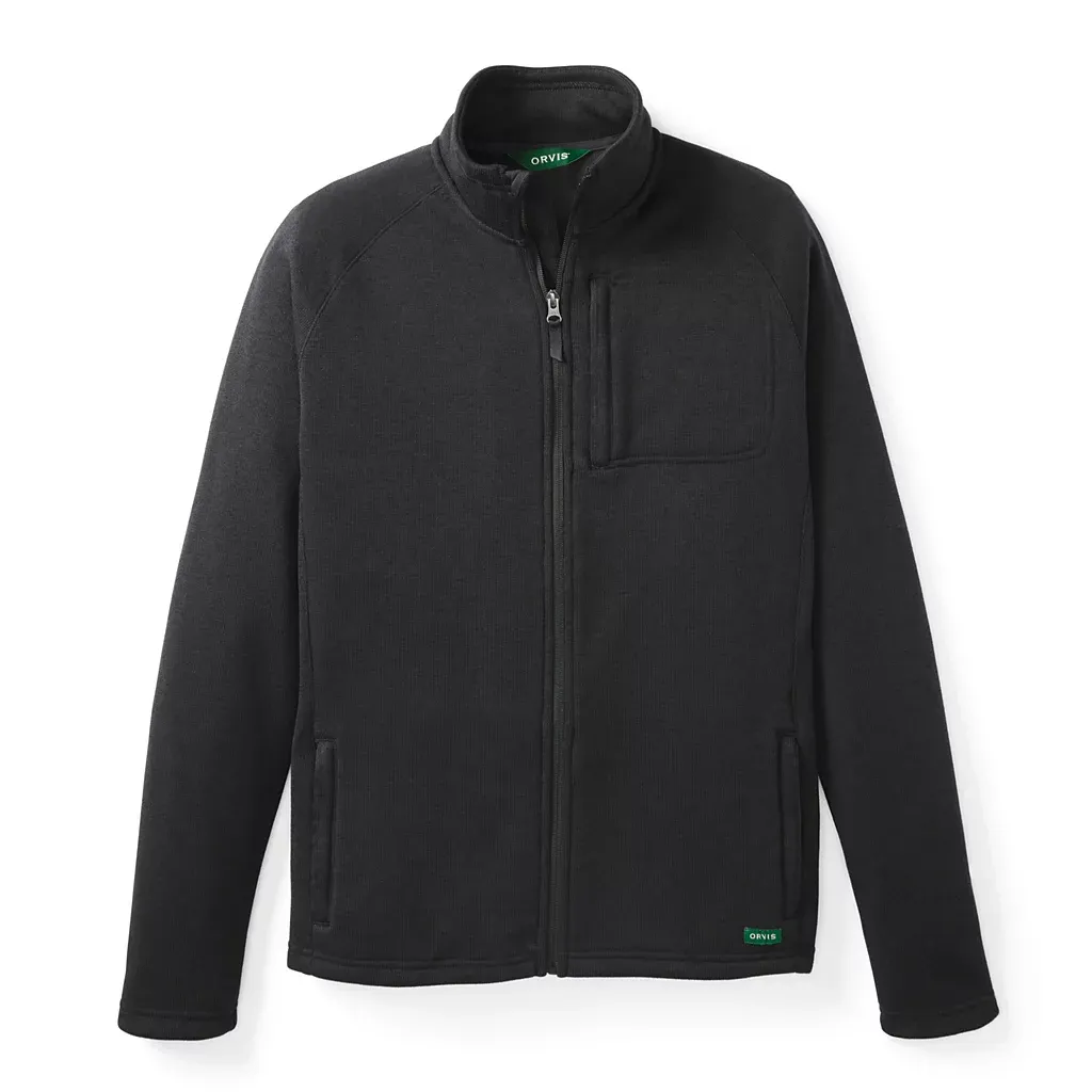 Men's R65 Sweater Fleece Jacket - Black