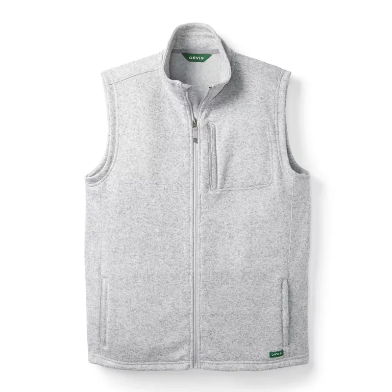 Men's R65 Sweater Fleece Vest - Light Grey Heather