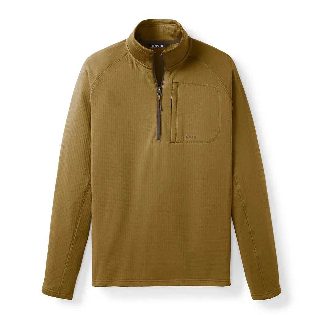 Men's Horseshoe Hills Fleece 1/4 Zip Pullover - Field Khaki