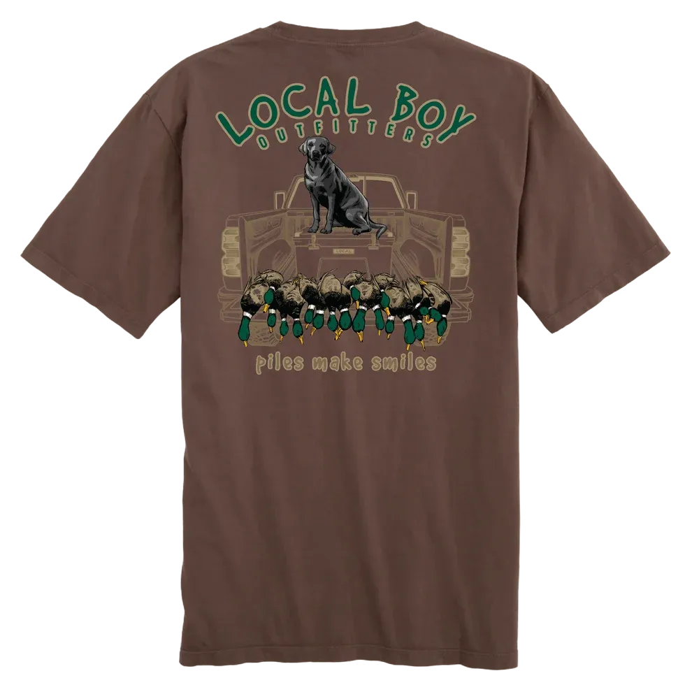 Piles Make Smiles Short Sleeve T-Shirt - Espresso