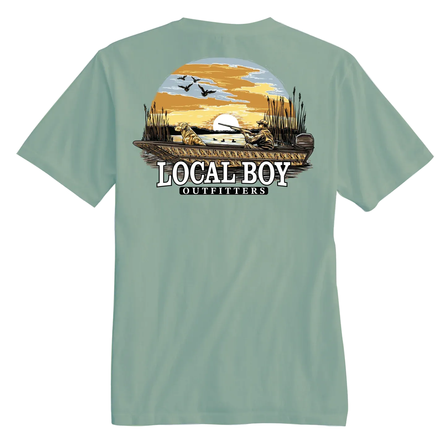 Sunset Hunt Short Sleeve Tee - Bay