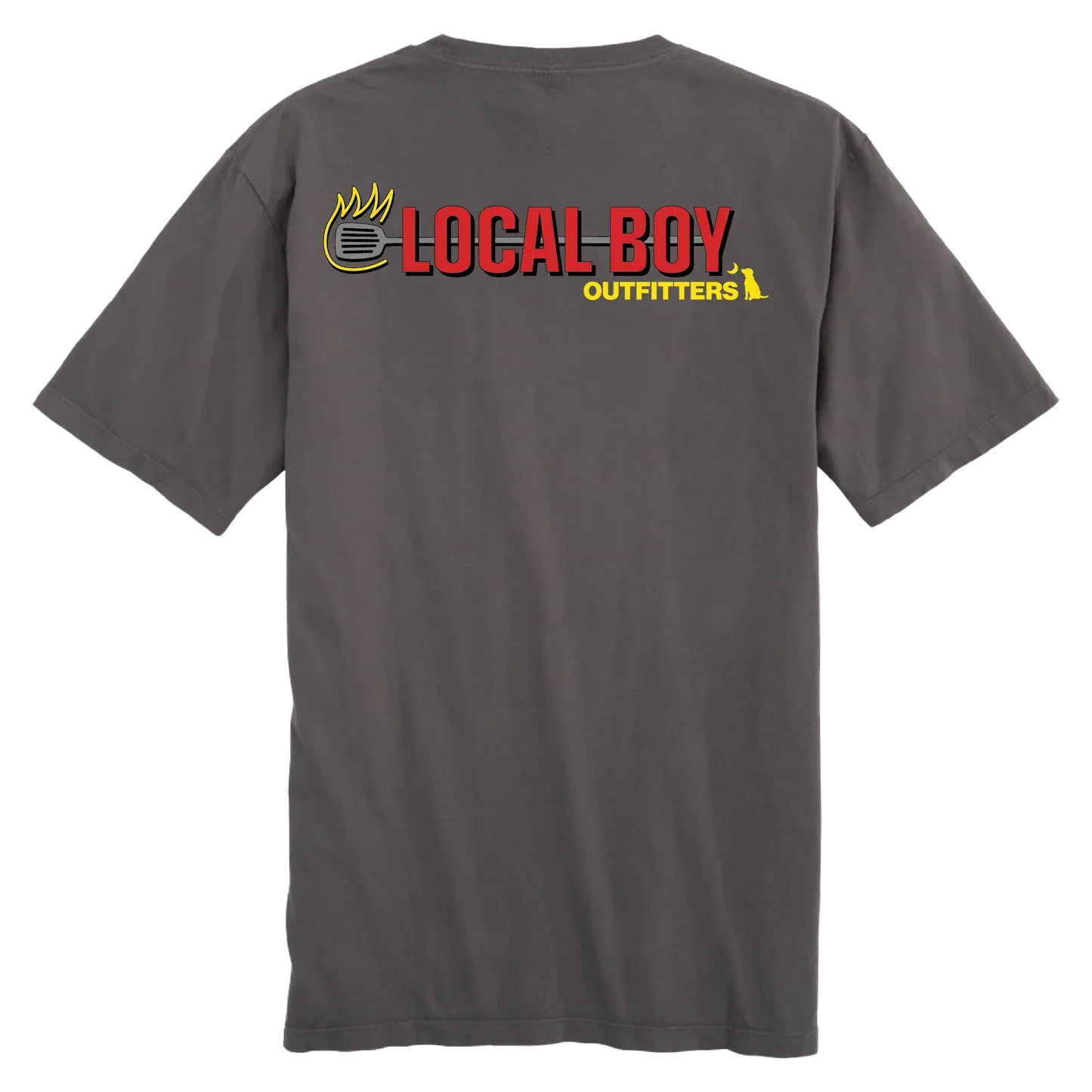 Local Grill Short Sleeve Tee - Gray