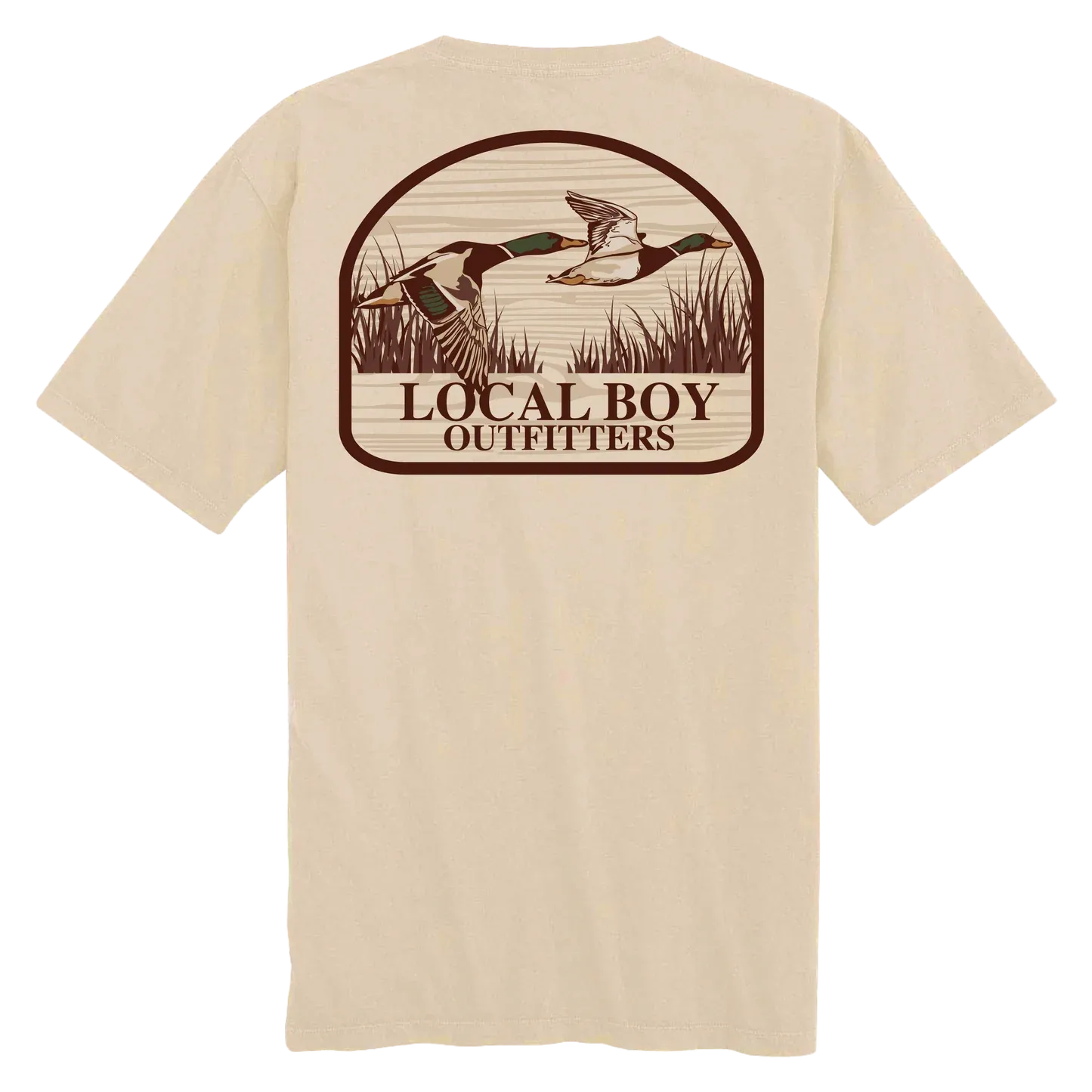 Mallard Marsh Short Sleeve Tee - Latte
