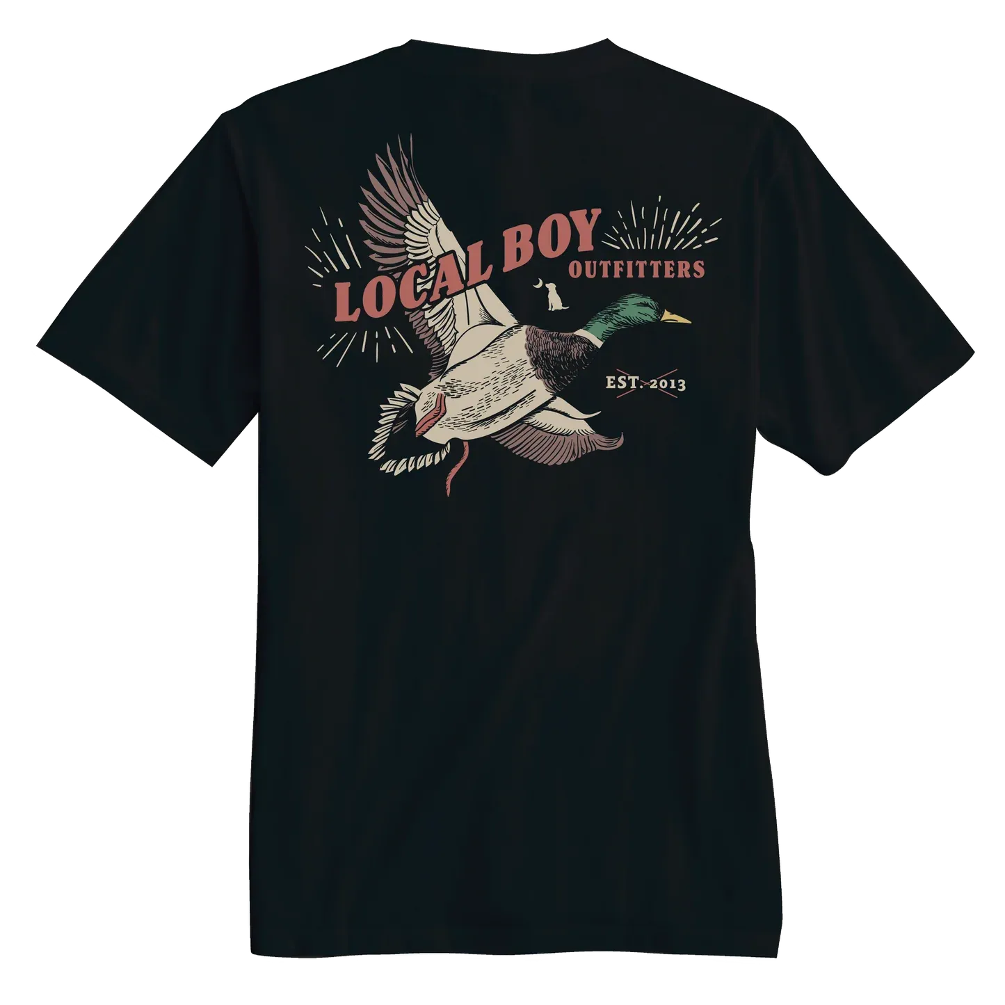 Mallard Blast Short Sleeve Tee - Black