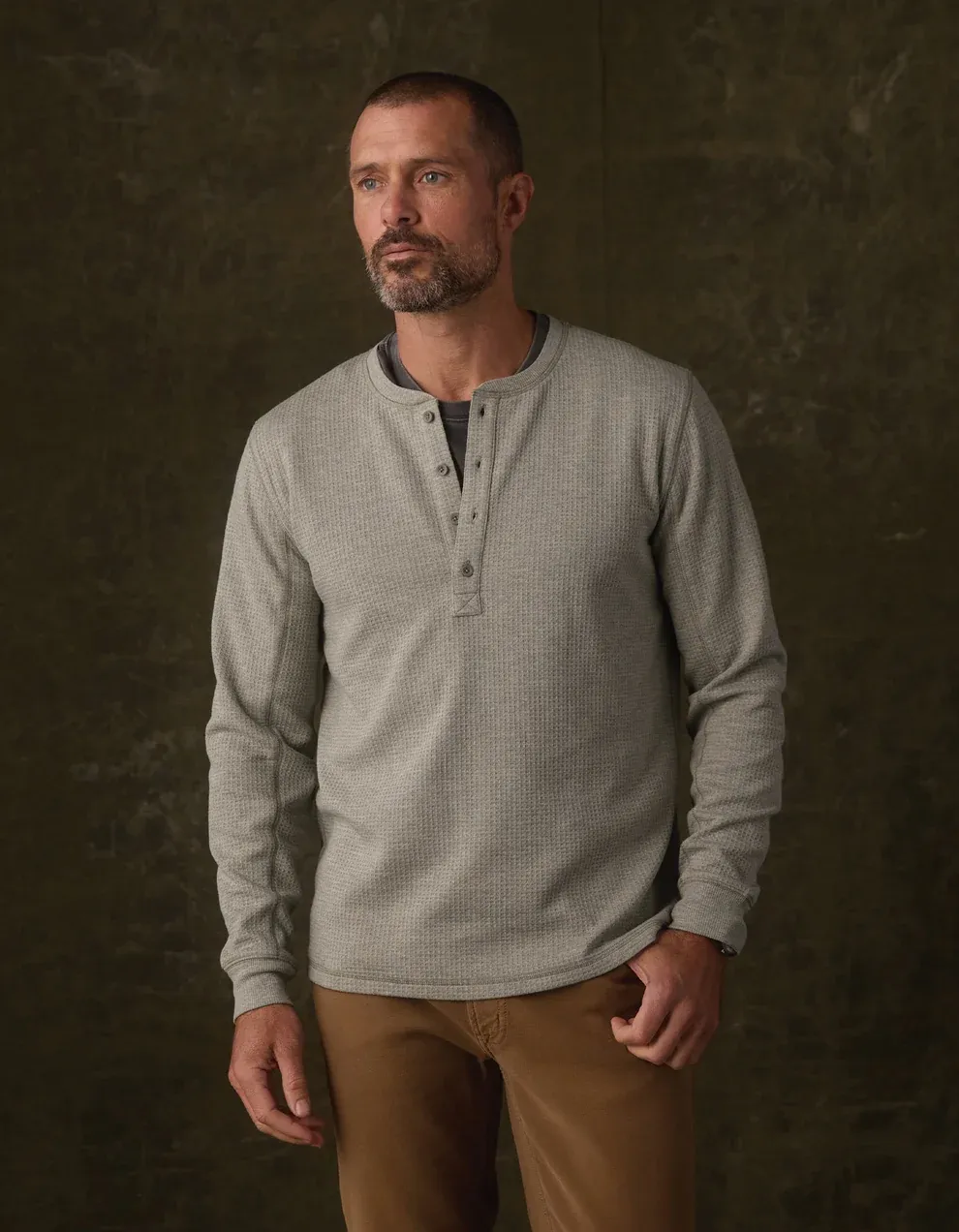 Thermal Henley - Moss