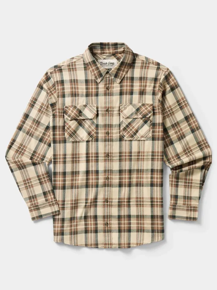 Men's Camp Shirt - Hobson Plaid Birch