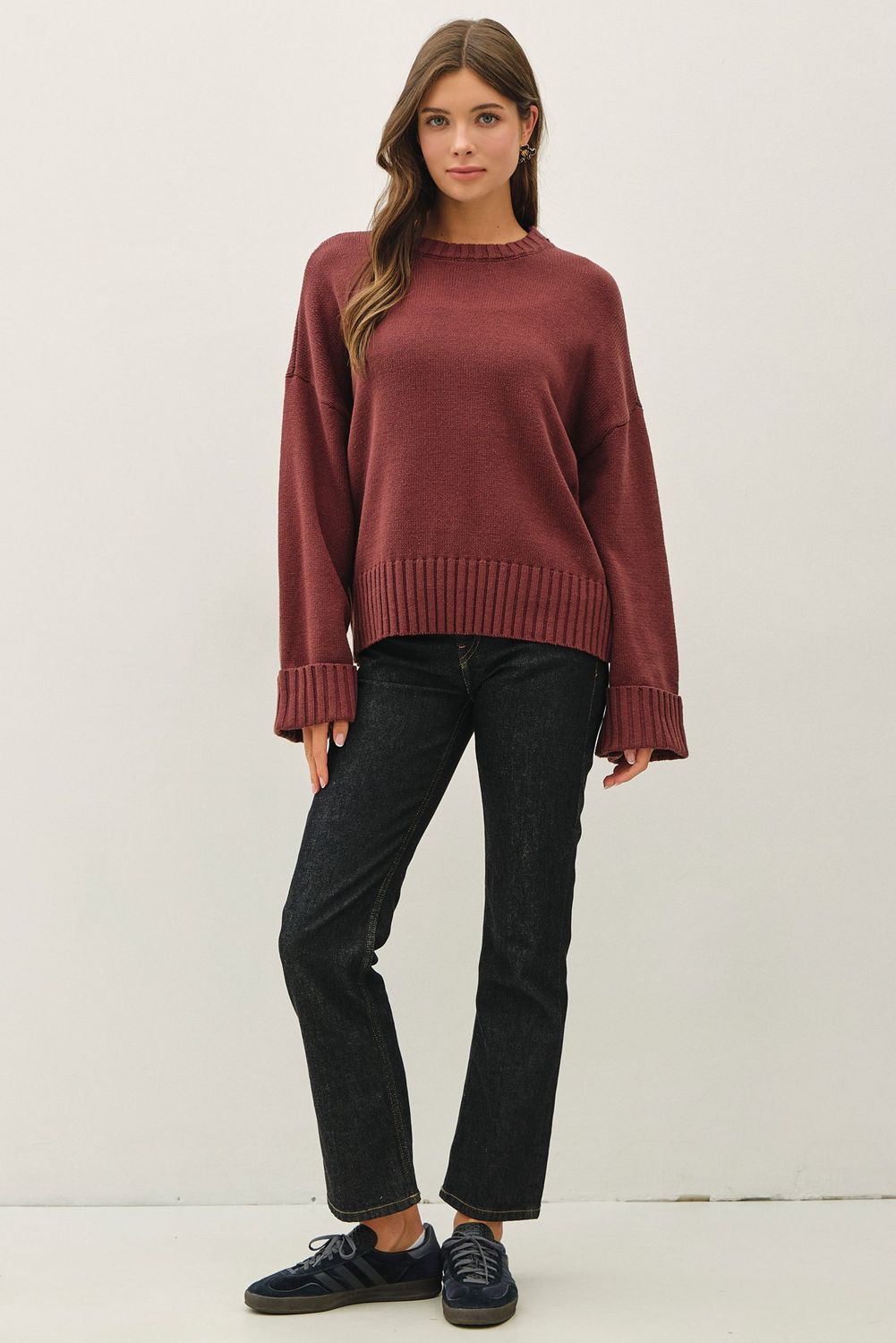 Cozy Control Rib Sweater - Coco