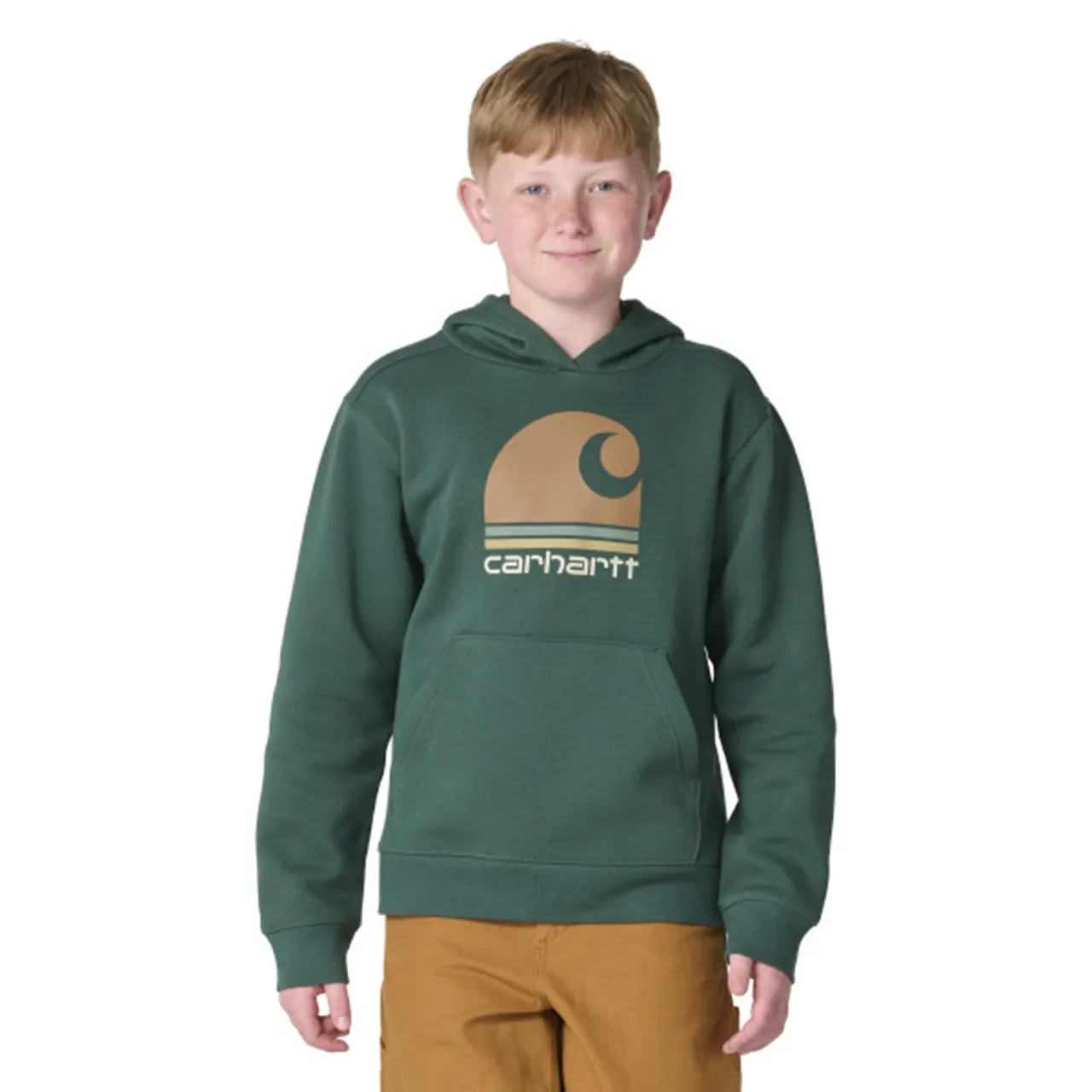 Child Long Sleeve Graphic Sweatshirt - Jungle Green