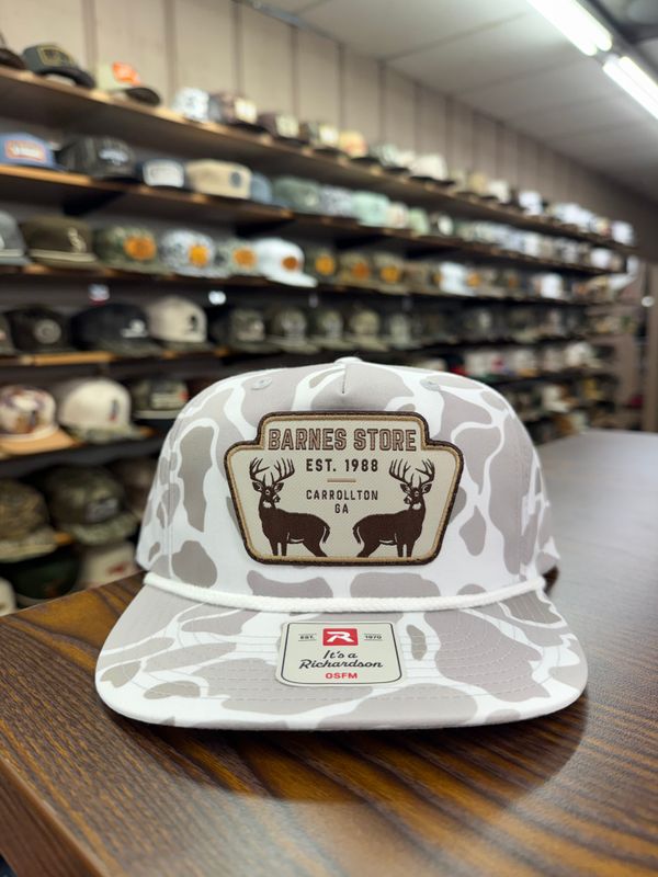 Trophy Bucks Roper Hat - Blizzard Duck Camo