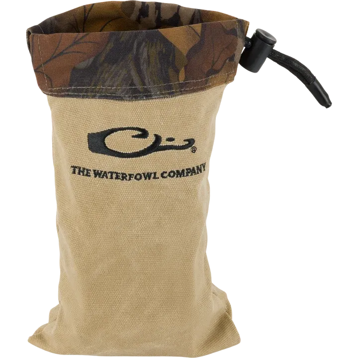 Waxed Canvas Shell Pouch - Fall Foliage