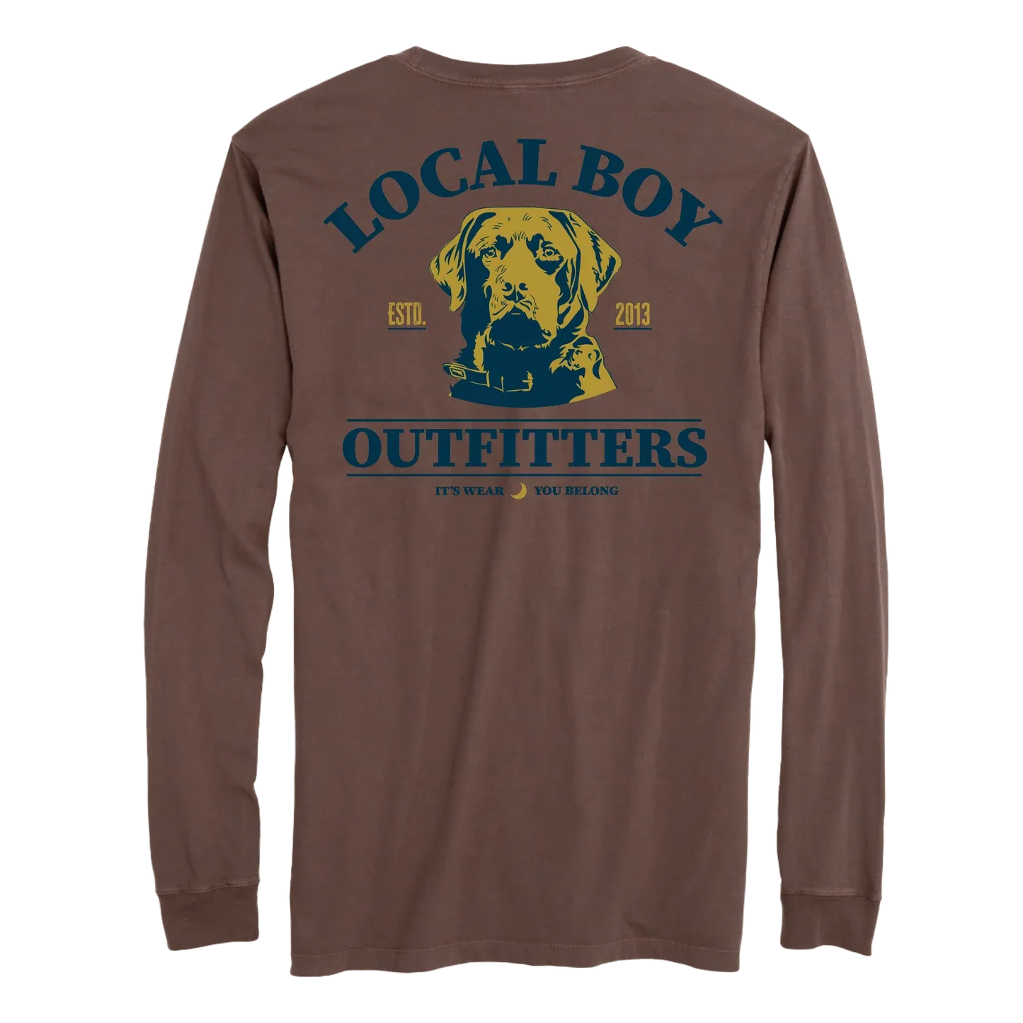 Buster Long Sleeve T-Shirt - Espresso
