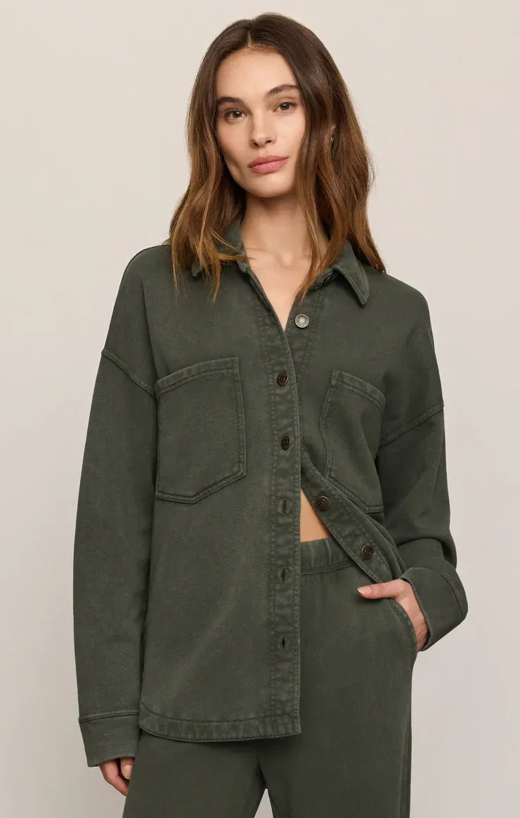 All Day Knit Jacket - Classic Olive