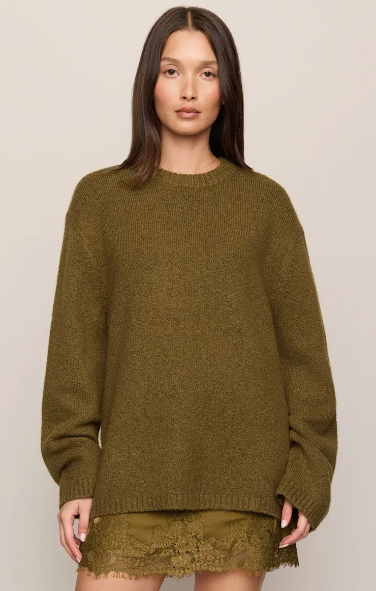 Chill Mode Sweater - Golden Sage