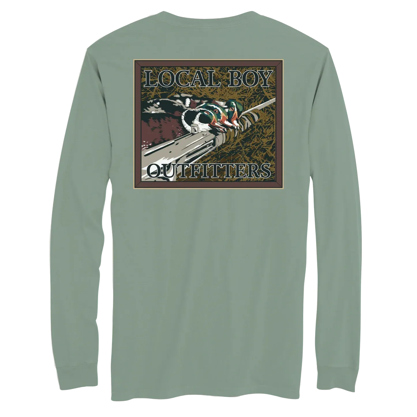 Quack Stack Long Sleeve T-Shirt - Bay