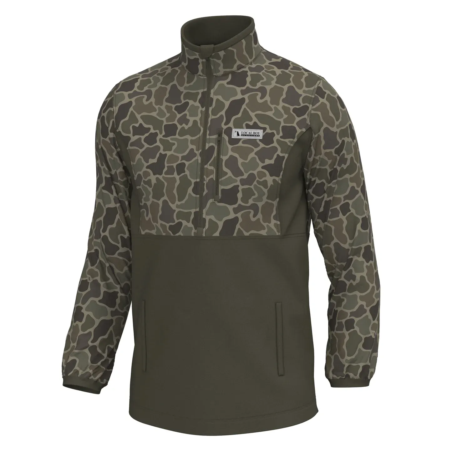 Fielder 2.0 Quarter-Zip Pullover - Brush Camo