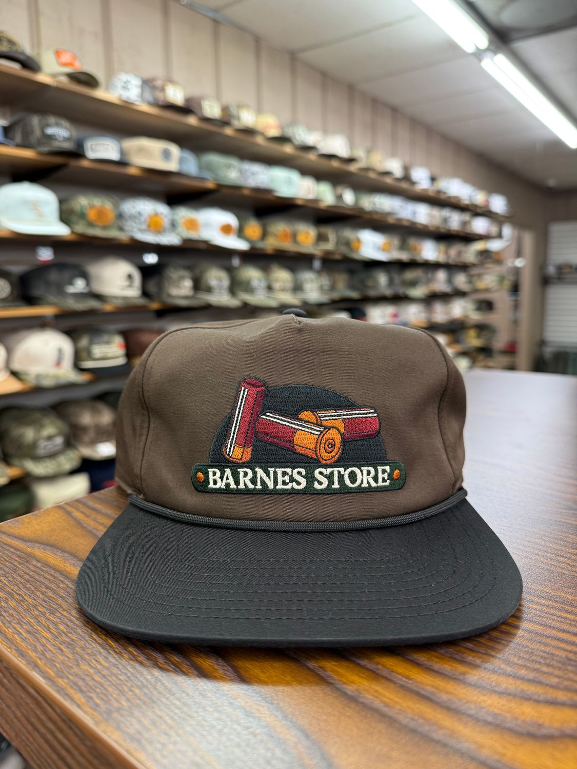 Barnes Shell Logo Rope Hat - Brown