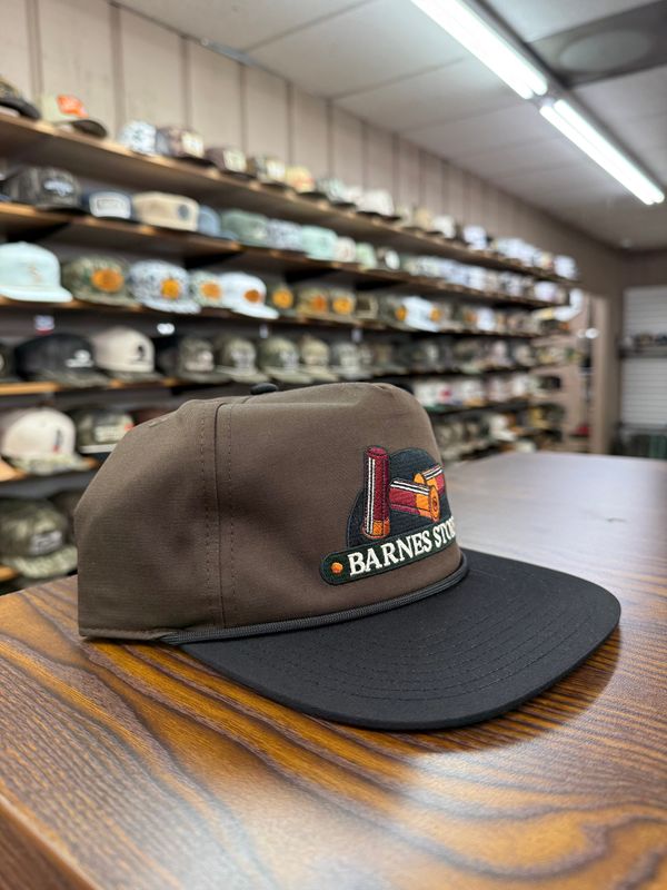 Barnes Shell Logo Rope Hat - Brown